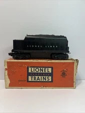 Vintage Lionel post war 6466WX whistle tender，Comes with 6466W original box