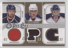 2008-09 O-Pee-Chee Triple Materials Rick Nash Nikolai Zherdev Pascal Leclaire