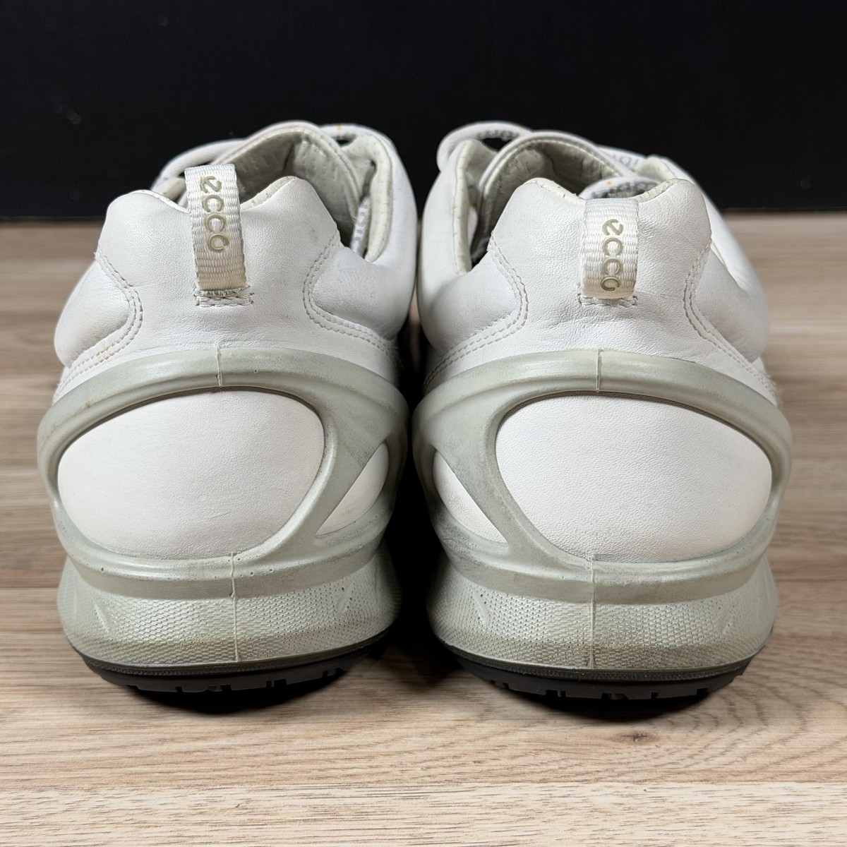 ECCO Biom Fjuel Shoes Mens Size 12-12.5 White Leather  display picture 1