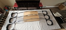 1970 Amc American Motors Javelinamx Hood Edge Chromeheadlight Molding Set