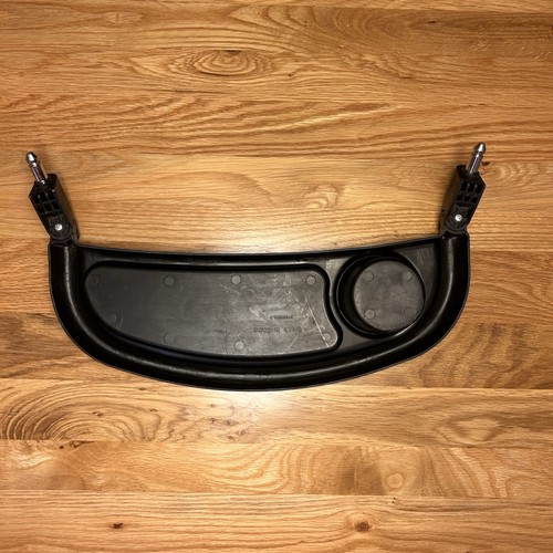 Black Stroller Snack Tray Attachment with Cup Holder for Toddler Strollers