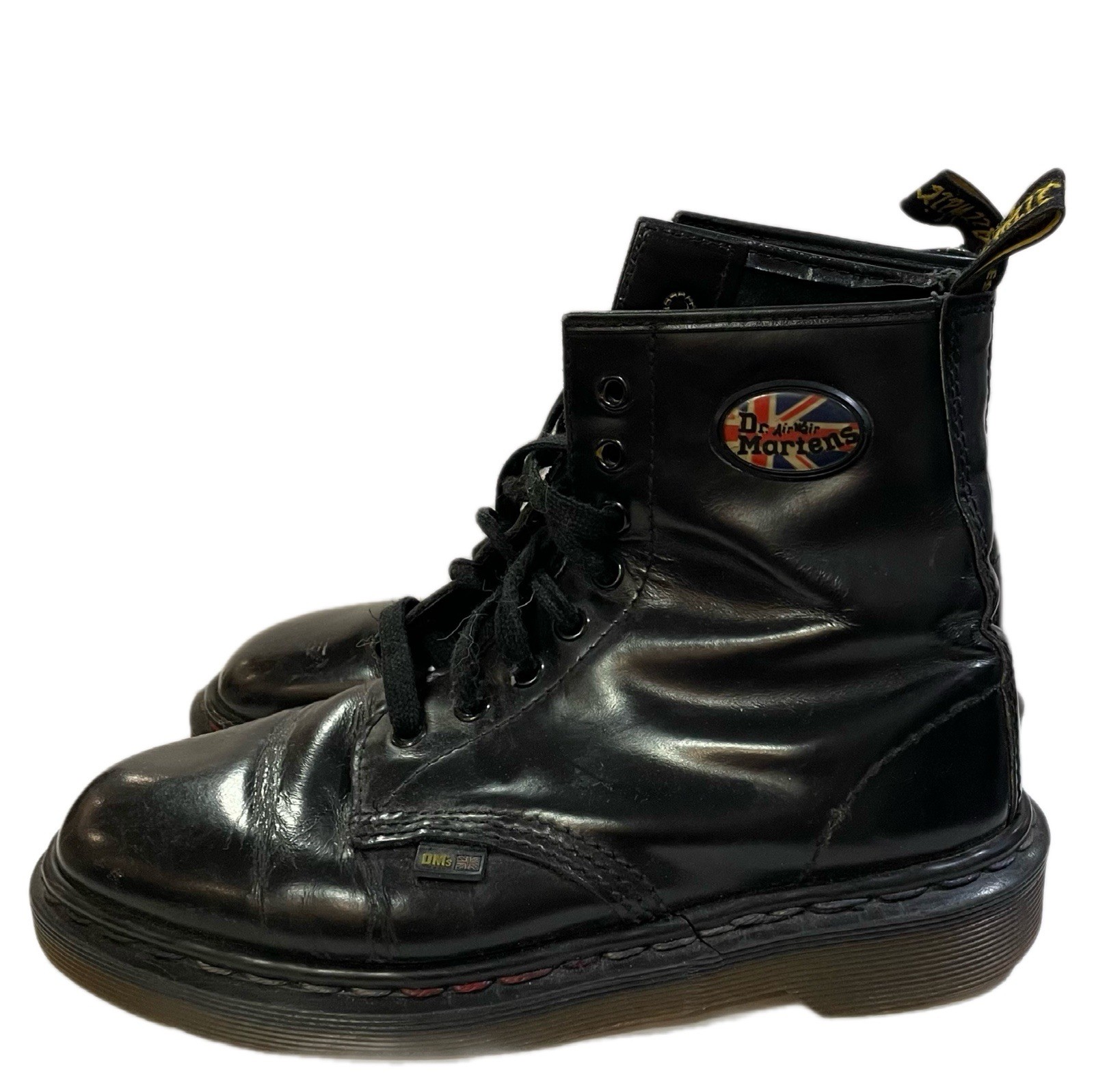 1990s Dr Martens Vintage Rare Union Jack Size 5 Made In England image 2