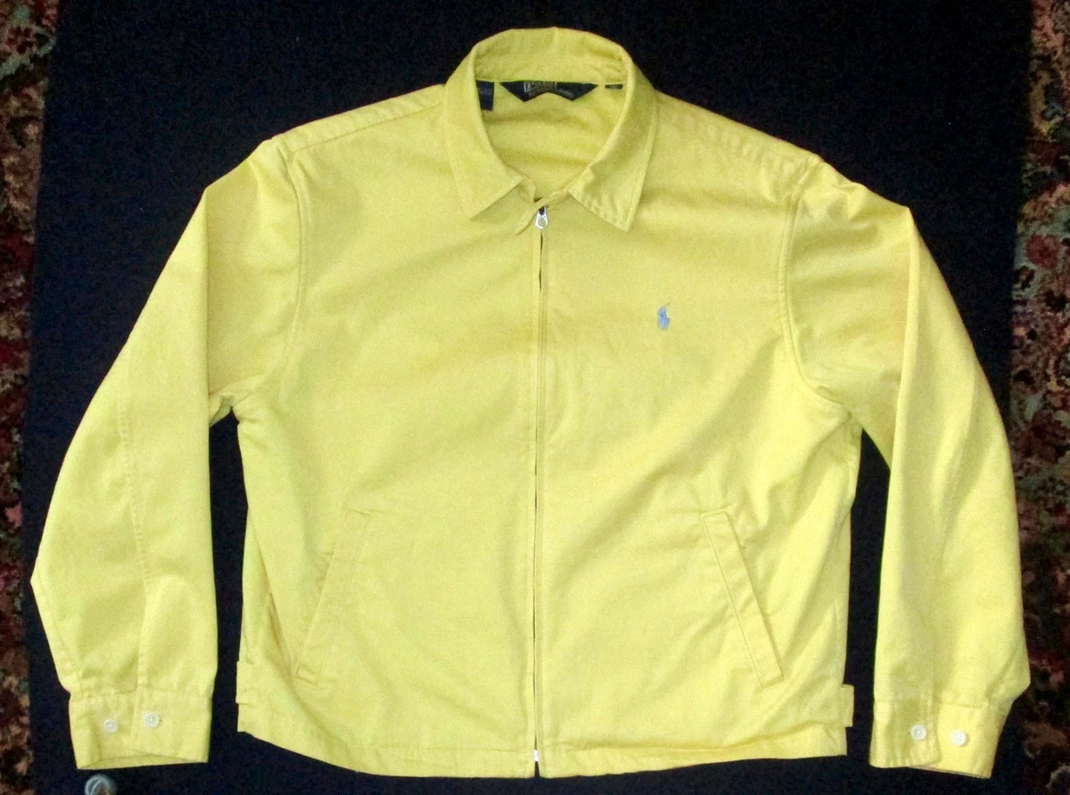 Polo Ralph Lauren Cotton Outer Shell Yellow Coats, Jackets & Vests