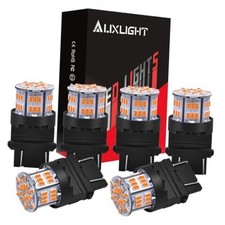 3157 LED Bulbs 54-SMD 300 Super Bright 3056 3157/ 3057/ 3457 Amber Yellow
