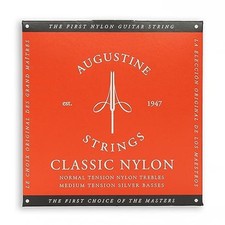 Augustine Classic Red Nylon Guitar Strings - Medium Tension - 1 Set From Japan