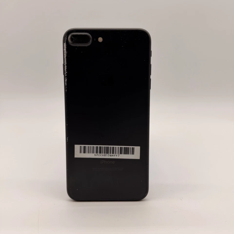 Apple iPhone 7 Plus 128GB Black – Back Scratched – Camera Frame Broken - Image 2 of 4