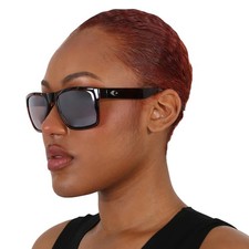 Costa Del Mar Paunch XL Copper Silver Mirror Polarized Polycarbonate Square