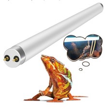 UVB Reptile Basking Light Bulb 15W Day Cycle 18in Fluorescent Desert Lamp