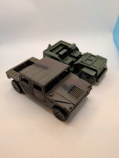 Boley Brown Humvee Light Tactical Vehicle , Vintage Plus Green Jeep Plastic