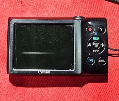 Canon Powershot A2300 IS HD Digital Camera PC1732 Silver, No