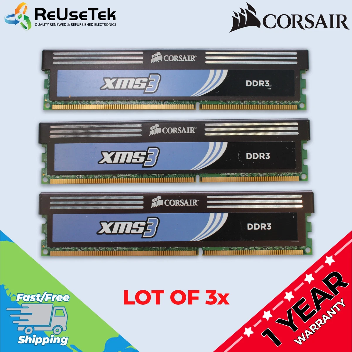 Corsair Xms3 6gb for sale | eBay