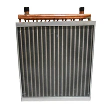 12x18 Water to Air Heat Exchanger Hot Water Coil Outdoor Wood Furnace