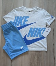 Nike Boys Size 6 T-Shirt  Shorts 2-Piece Set NWT Blue