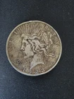 1923 Peace Silver Dollar, Pocket Piece Good Under melt