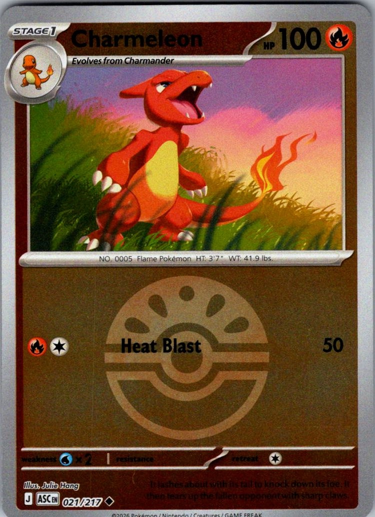 Charmeleon (Quick Ball) Uncommon ME: Ascended Heroes 021/217 NM