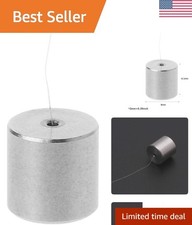 Lightweight Metal Anti-Skate Weight with Nylon Thread for Turntable Aficionados