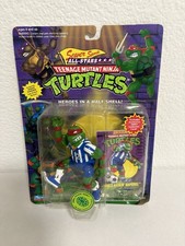 Playmates TMNT Sewer Sports All-Stars Shell Kickin' Raphael w  Collector Card