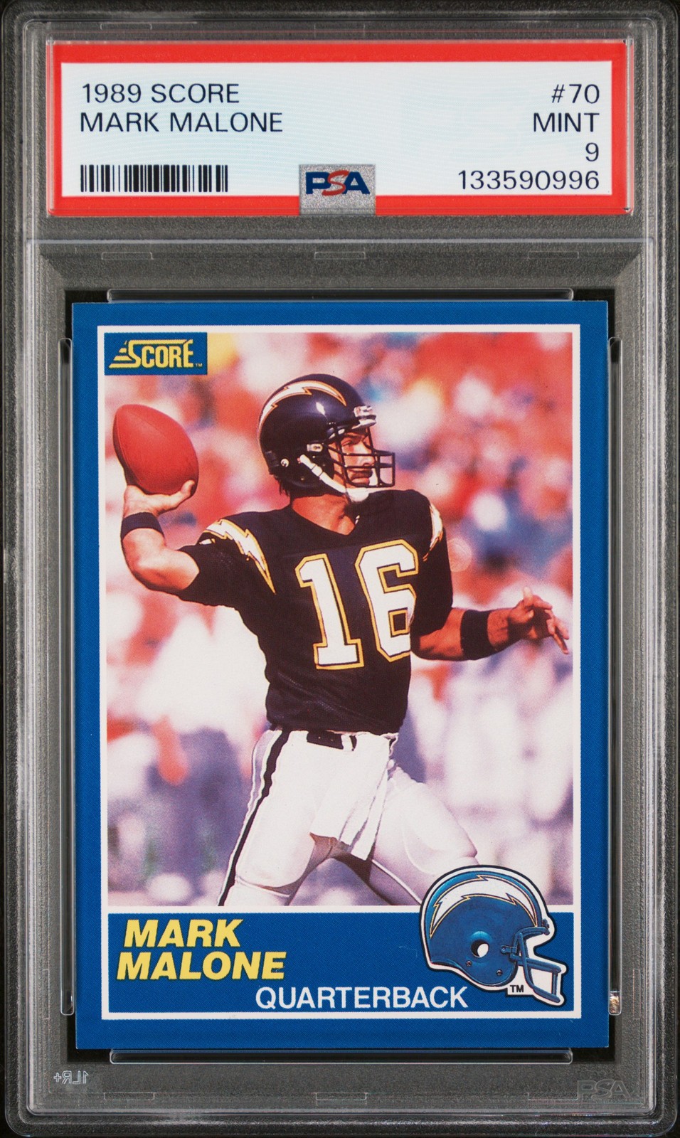 1989 SCORE #70 MARK MALONE PSA 9