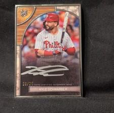 Topps 2025 Museum Collection Framed Autograph Kyle Schwarber Phillies /25 FMA-KS