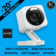 ✅ Wyze - Cam V4 2.5k QHD WiFi Indoor/Outdoor Wired Security Camera Color Night ✅