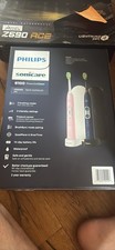 philips sonicare toothbrush 6100 2 pk Pink and Navy