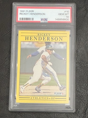 1991 Rickey Henderson #10