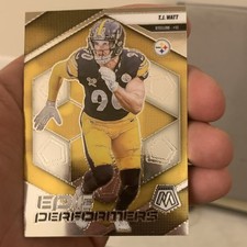 Panini 2025 Mosaic Epic Performers T.J. Watt Steelers #12 NFL Football Card