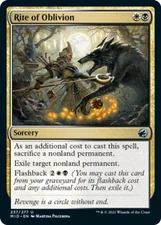 4 x Rite of Oblivion - Innistrad: Midnight Hunt - NM-Mint - MTG