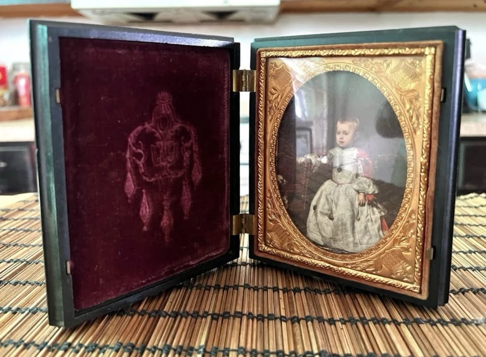 Marcos de fotos con bisagras daguerrotipo victoriano Foto 3 de 4