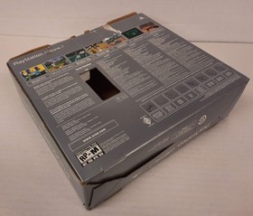 Empty Console Box for Sony PlayStation PSone SCPH-101 Silver Box with Inserts