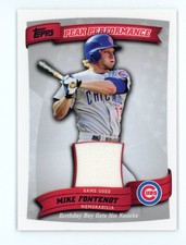 2010 Topps #PPR-MF Mike Fontenot Peak Performance Relics