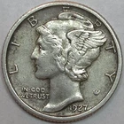 1927-P Mercury Dime- Higher Grade (Lot#1)