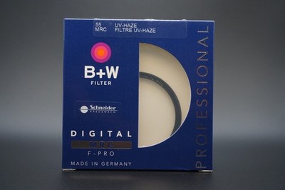 B+W 55mm UV Haze MRC F-Pro (Basic) Filter Brand New Never Used Fast Shipping
