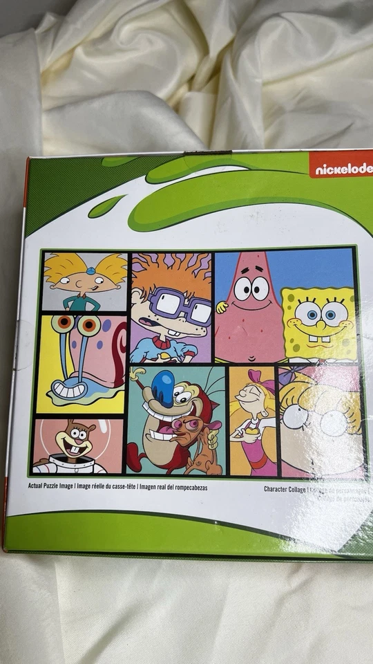 Rompecabezas Nick Años 90 300 Piezas Nickelodeon Collage Edad 14+ 18 x 25" NUEVO Foto 3 de 3