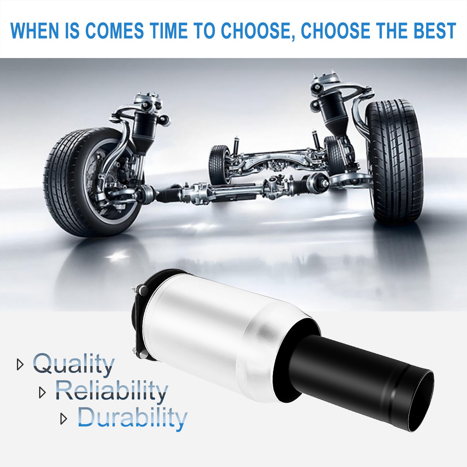 Front Right Air Suspension Bag For VW Phaeton, Bentley Continental GT GTC