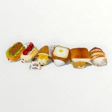 MICKEY'S BAKERY Bread TSUM TSUM Plush FULL Set of 6 Disney Store Japan Limited