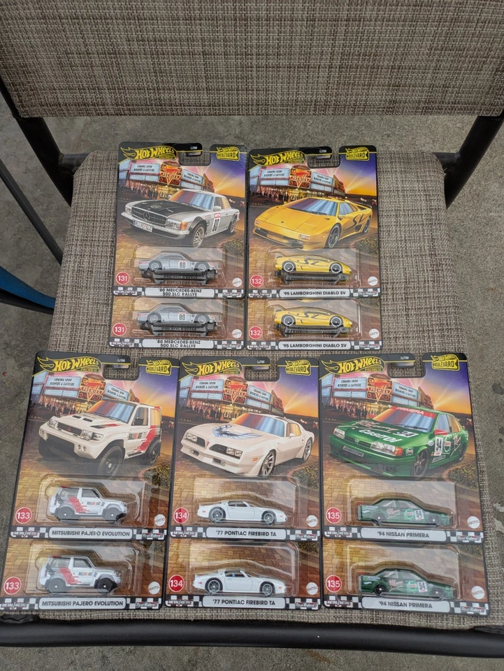 Hot Wheels 2025 Premium Boulevard #131-#135 Letter D SEALED CASE SUPER RARE🔥🔥