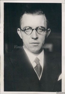 1933 Berlin Prussian Olympic Commissioner Grzbach Suit Historic Press Photo 5x7