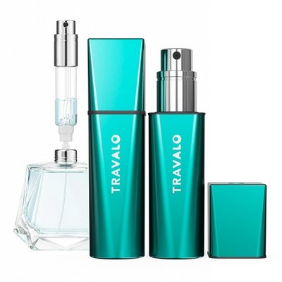 Travalo OBSCURA 5 ml Refillable Travel Perfume Atomizer, GREEN, 1 Pack