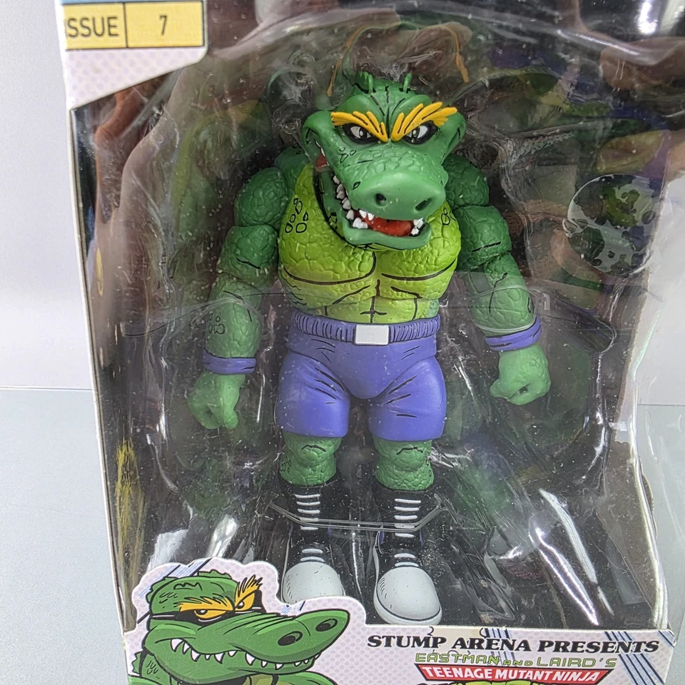 NECA TMNT Stump Arena Leatherhead Action Figure Eastman & Laird Adventure NEW - Image 2 of 4