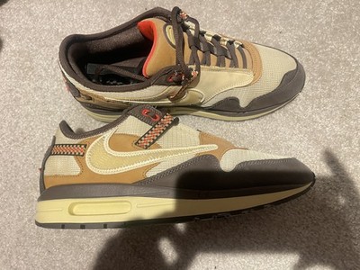 Size 10 - Nike Air Max 1 x Travis Scott Low Baroque Brown
