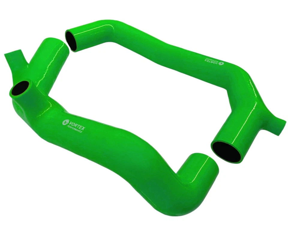 para BMW N54 135i 335i 535i Z4 - Tubo de manguera de admisión de silicona de 2" VERDE VORTEX Foto 3 de 4