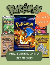 Pokemon Vintage Card WOTC Mystery SUPER Lots - 50 Cards, WOTC Holos And Rares!!