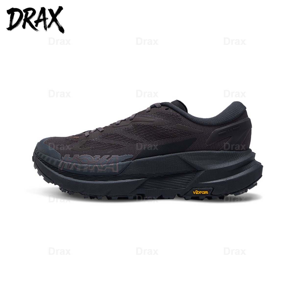 J.LA.L x HOKA ONE ONE Mafate X Running Shoes Black/Brown 1175208-JCK
