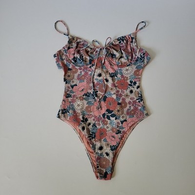 Oneill Kailua Underwire One Piece Swimsuit Juniors Medium Tenley Floral Beachy