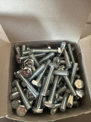 Hillman 1/4 In. x 1-1/4 In. Zinc Hex Bolts (100 Ct.) 190018 HILLMAN