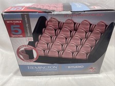 Remington T Studio Collection H-2050 Hot Rollers 20 Hair Curlers With Clip