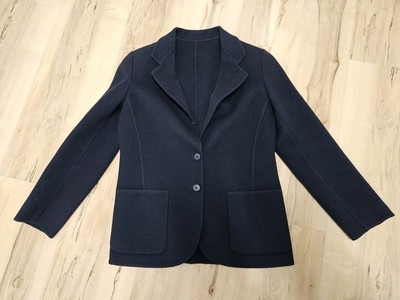 Terner Hannover Blazer Gr. 40 Damen Blau Wolle