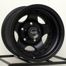 15 Inch Black Wheels Rims Jeep Wrangler Ford 5 Lug New 15x10 Ar23 Ar235165b New