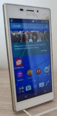 SONY XPERIA M2 8Go Blanc/Gris Ref 5106 - Photo 1/4
